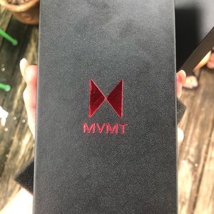 Brand new all black and red watch from MVMT